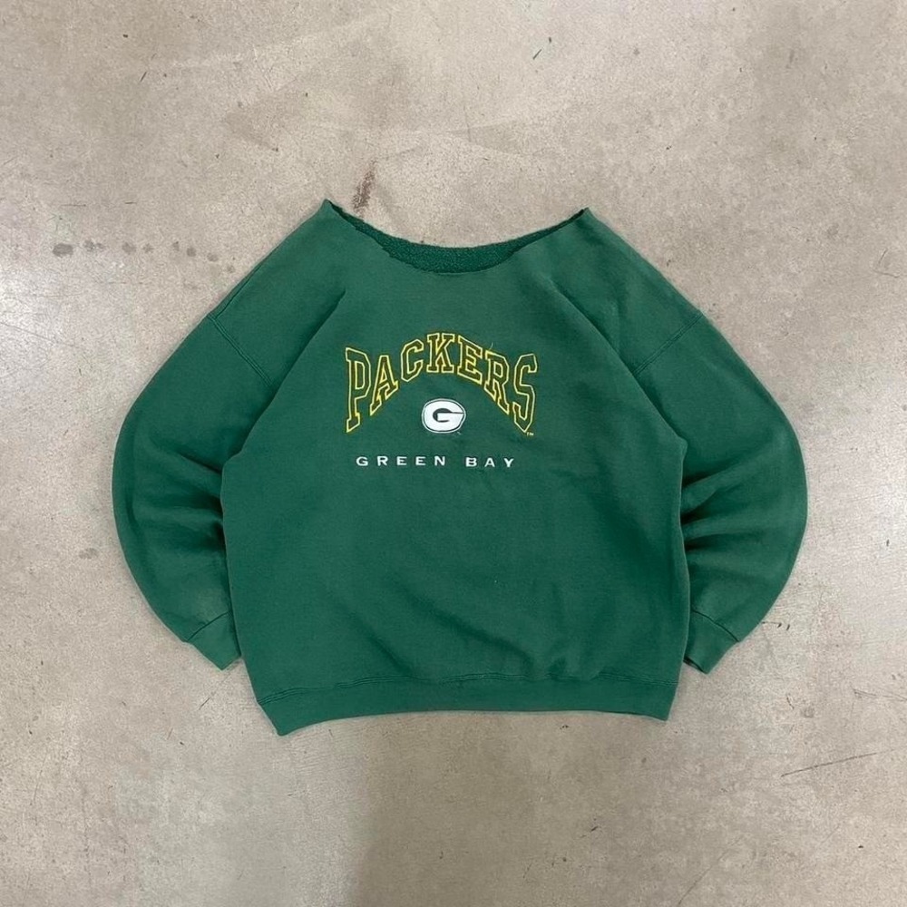 Vintage 90s NFL Green Bay Packers Crewneck Sweatshirt Size XL